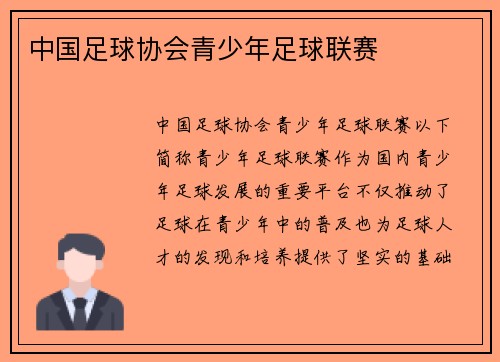 中国足球协会青少年足球联赛